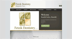 Desktop Screenshot of fetzikdentistry.com