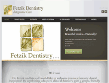 Tablet Screenshot of fetzikdentistry.com